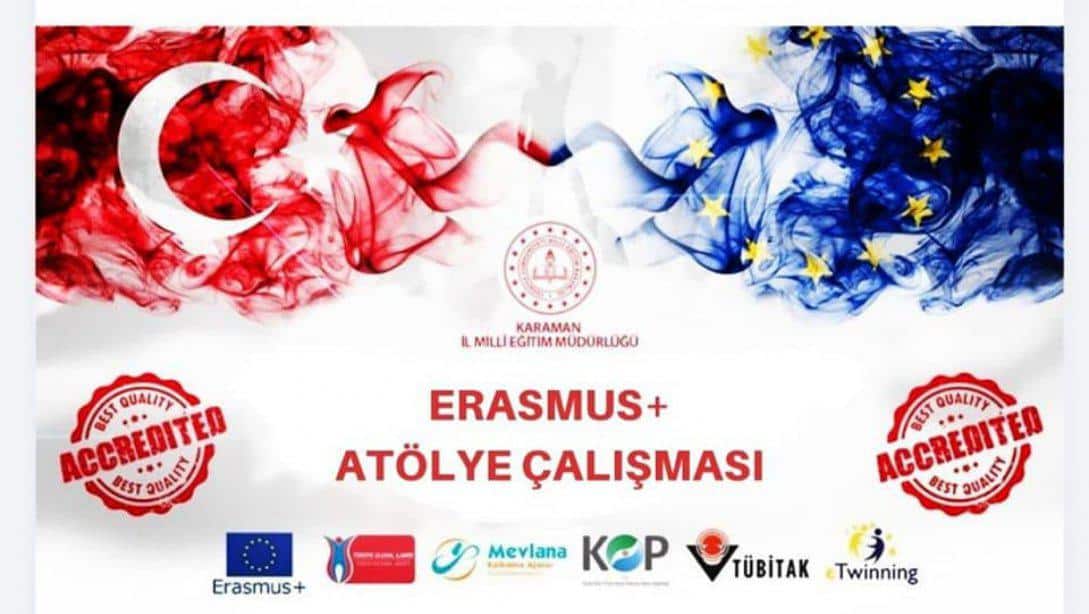 Projelerde Gönüllü Öğretmenler Erasmus+ Atölye Çalışmasında Buluştu