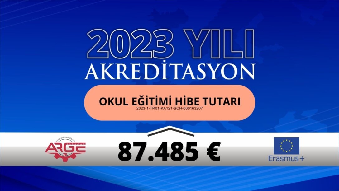 Okul Eğitimi Akreditasyonu  2023 Yılı Hibe Başvuruları  açıklandı