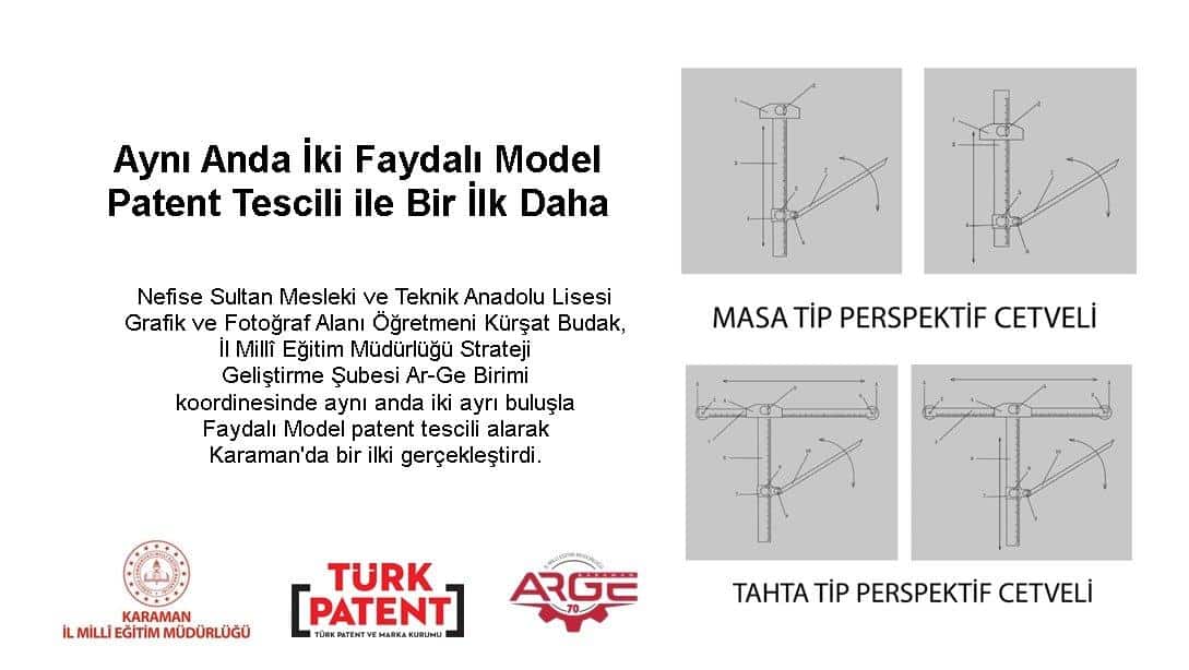 Aynı Anda İki Faydalı Model Patent Tescili ile Bir İlk Daha