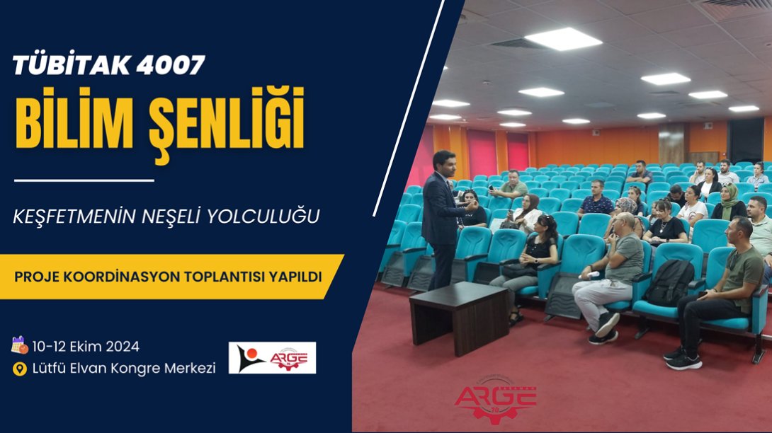 TÜBİTAK 4007 Bilim Şenliği 10-12 Ekim 2024 Tarihleri Arasında Düzenlenecek